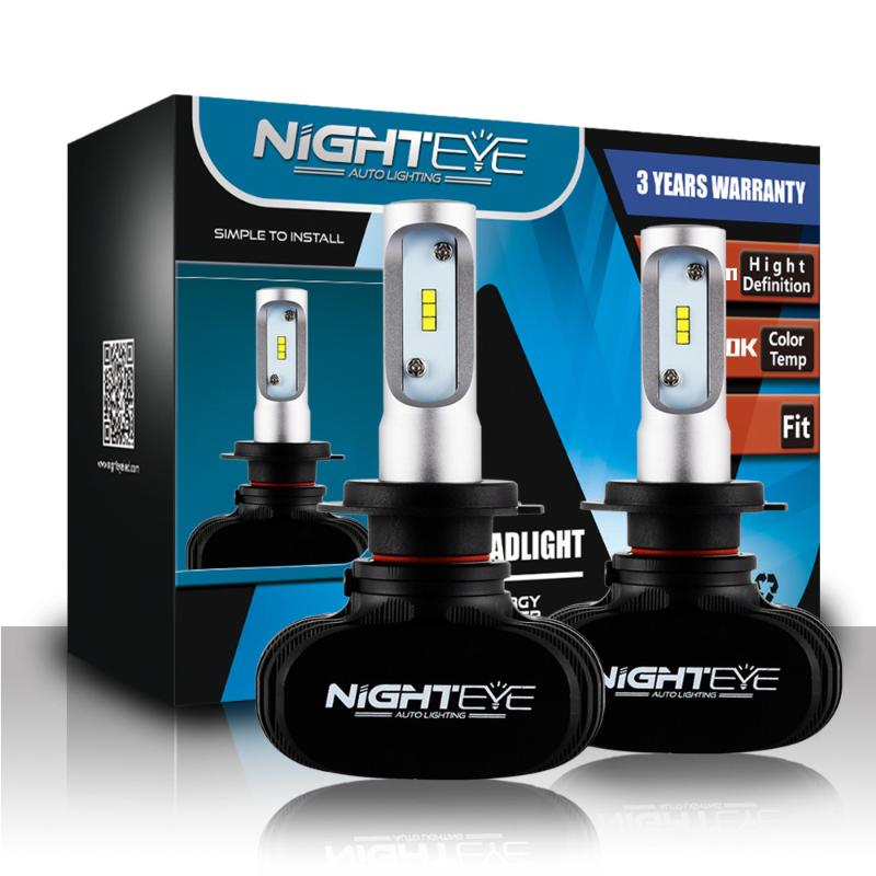 Car Headlights Nighteye Auto Lighting H7 LED 50W 8000lm 6500K Headlamps Play And Plug Single Beam Fog Lights
Car Headlights Nighteye Auto Lighting H7 LED 50W 8000lm 6500K Headlamps Play And Plug Single Beam Fog Lights