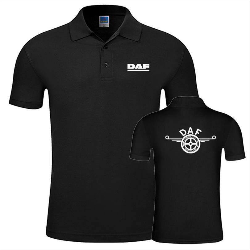 on cotton summer short sleeve mens polo daf shirt solid colour logo polos, White;black
on cotton summer short sleeve mens polo daf shirt solid colour logo polos, White;black