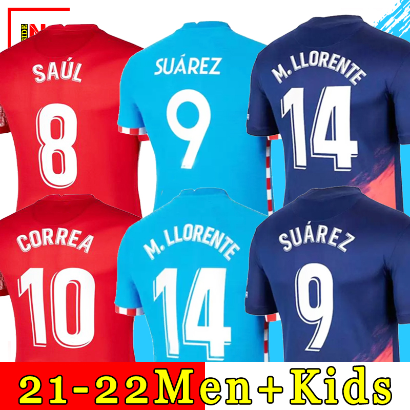 soccer jerseys 21 JOÃO FÉLIX MADRID 2021 2022 M. LLORENTE KOKE GRIEZMANN SUAREZ Correa Carrasco camiseta football shirts uniforms men + kids kits set LEMAR, 21/22 3rd men jersey
soccer jerseys 21 JOÃO FÉLIX MADRID 2021 2022 M. LLORENTE KOKE GRIEZMANN SUAREZ Correa Carrasco camiseta football shirts uniforms men + kids kits set LEMAR, 21/22 3rd men jersey