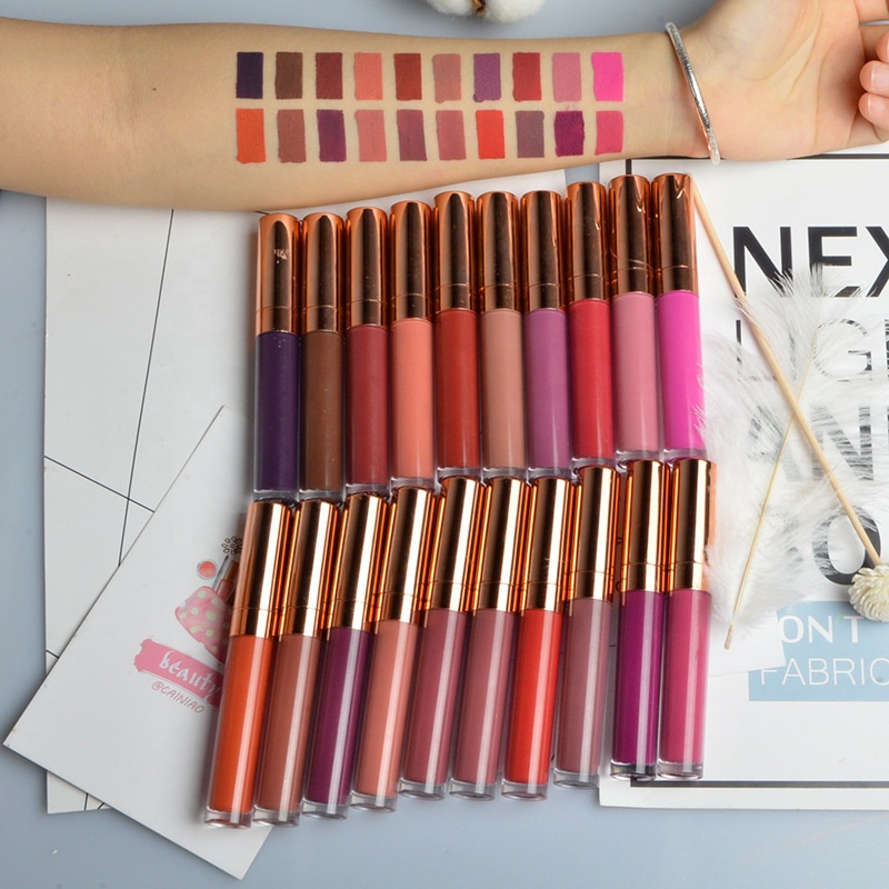 Wholesale Beauty Cosmetics Waterproof Long Lasting Velvet Matte Lip Gloss Custom No Logo Makeup Lip Gloss Lipsticks Make Your Own Lipgloss Lips Make up Private Label
Wholesale Beauty Cosmetics Waterproof Long Lasting Velvet Matte Lip Gloss Custom No Logo Makeup Lip Gloss Lipsticks Make Your Own Lipgloss Lips Make up Private Label