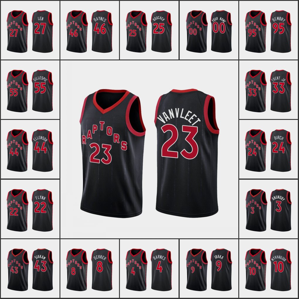 TorontoRaptorsMen Basketball Jersey Sviatoslav Mykhailiuk Sam Dekker Khem Birch Fred VanVleet Pascal Siakam Custom Statement Edi, Black
TorontoRaptorsMen Basketball Jersey Sviatoslav Mykhailiuk Sam Dekker Khem Birch Fred VanVleet Pascal Siakam Custom Statement Edi, Black