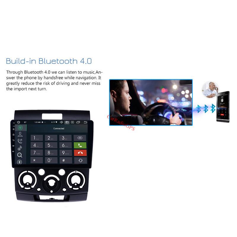 9 Inch Stereo Car DVD Player for Ford Everest/Ranger 2006-2010 with Touch Screen 2G RAM Support Carplay OBD TPMS DAB
