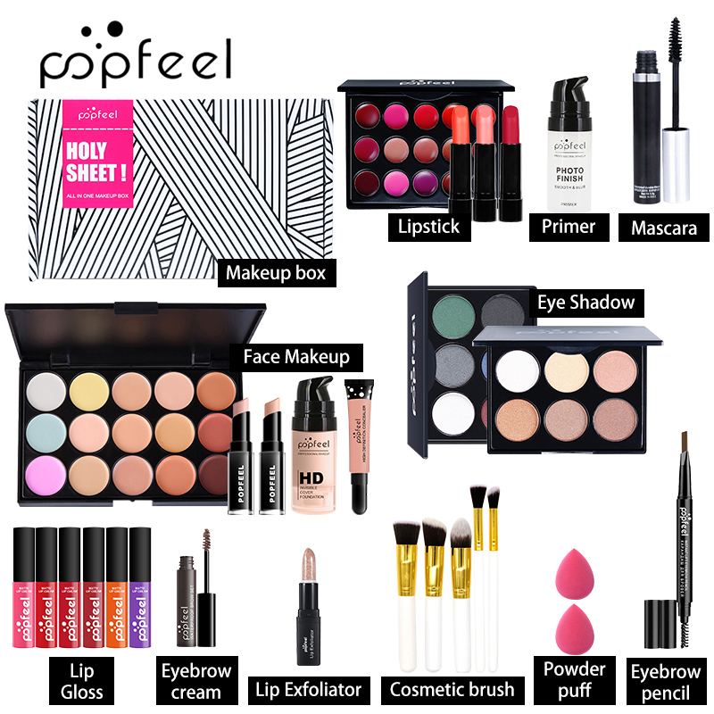 POPFEEL ALL IN ONE Makeup sets For Girl new arrival 20 different styles Full Professional cosmetic kit8764609