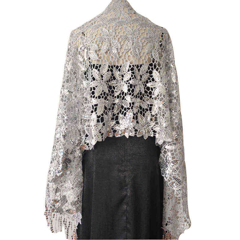 Elegant Sequin Glitter Evening Dress Shawl Women Tassel Party s Wraps Bridal Bridesmaid Wedding Boleros Shrugs Capes 210819
