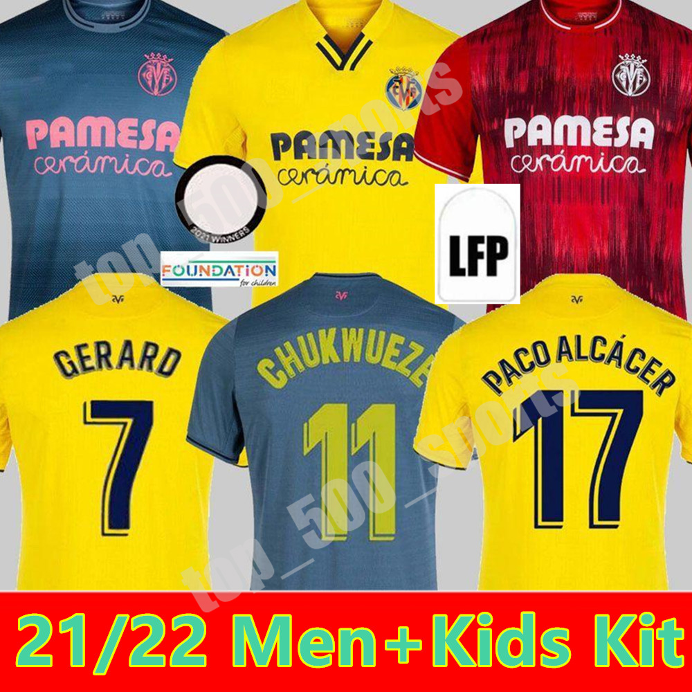 Men kids kit 21 22 Villarreal CF S.CAZORLA Soccer Jerseys 2021 2022 Home away 3rd GERARO CHUKWUEZE Maillots De Foot Shirt ALCÁCER MOI PAREJO, Black;yellow
Men kids kit 21 22 Villarreal CF S.CAZORLA Soccer Jerseys 2021 2022 Home away 3rd GERARO CHUKWUEZE Maillots De Foot Shirt ALCÁCER MOI PAREJO, Black;yellow