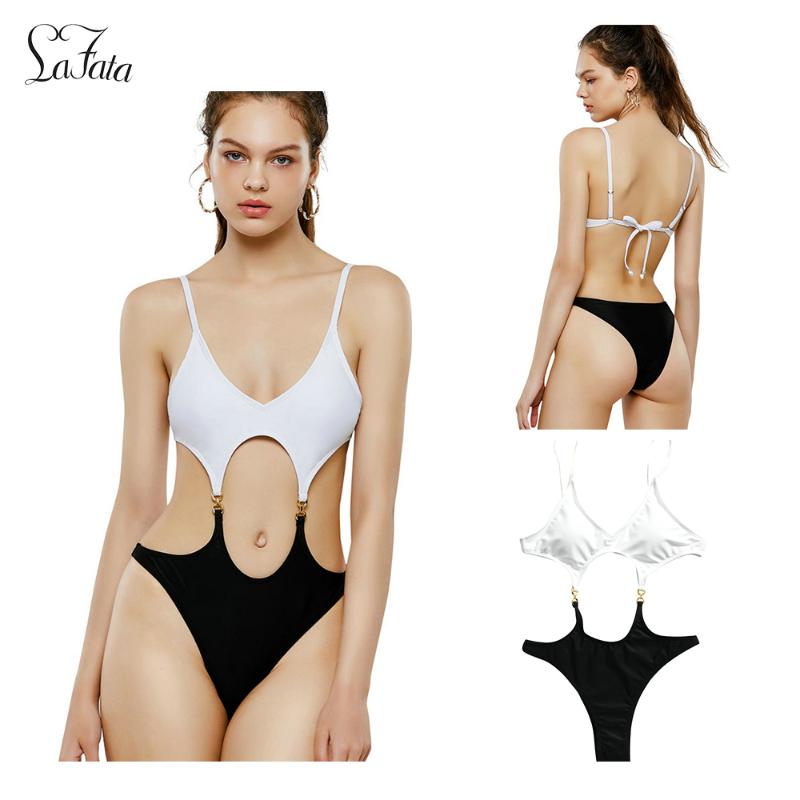 One-Piece Suits Cutout Design Black White Summer Beach Fashion Sexy One Piece Swimsuit
One-Piece Suits Cutout Design Black White Summer Beach Fashion Sexy One Piece Swimsuit