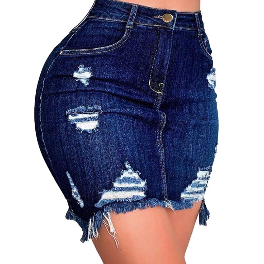 Jeans Skirt For Women Ripped Hole Bodycon Jeans Skirt Ladies Summer Sexy Pocket Mid Waist Skirt Female Streetwaer Skirts D30, Blue
Jeans Skirt For Women Ripped Hole Bodycon Jeans Skirt Ladies Summer Sexy Pocket Mid Waist Skirt Female Streetwaer Skirts D30, Blue