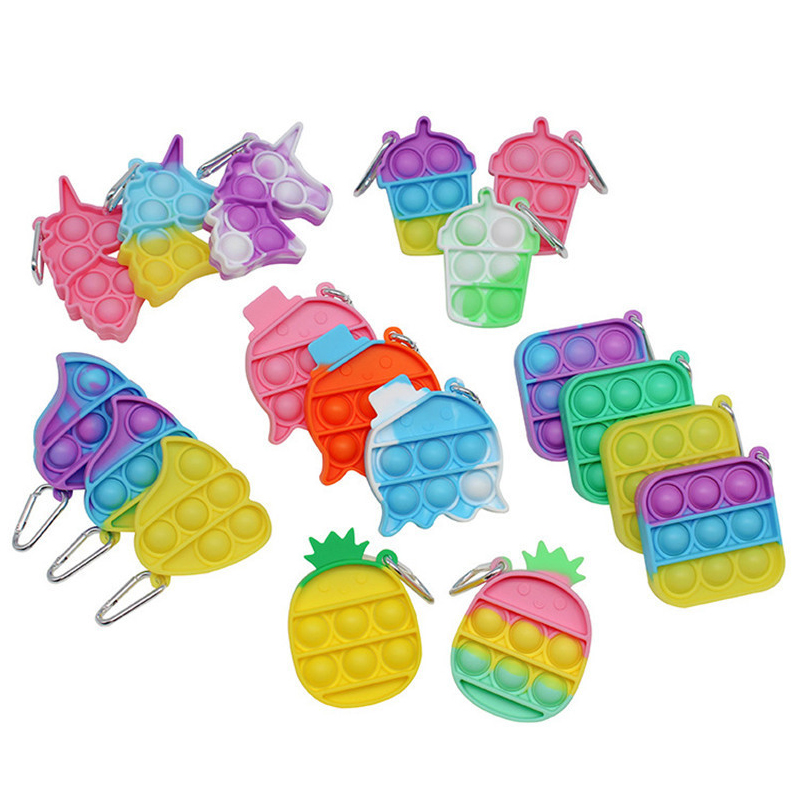 Keychain Push Bubble Fidget Toys Poppers Decompression Toy Fidgets Key Chain Anti Stress Board Mix Models 7621
Keychain Push Bubble Fidget Toys Poppers Decompression Toy Fidgets Key Chain Anti Stress Board Mix Models 7621