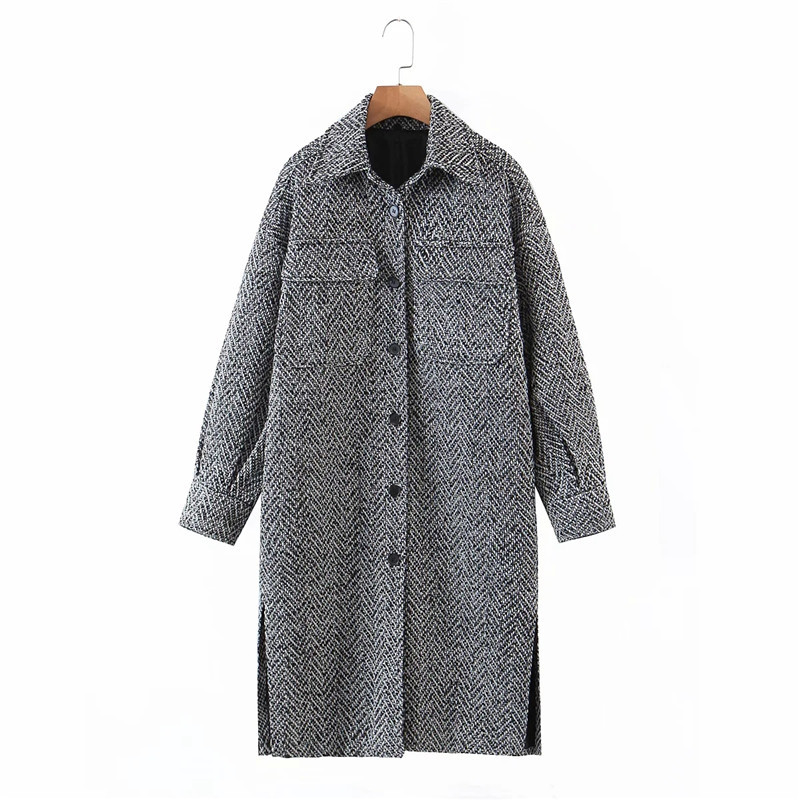 Merodi Women Winter Fashion Woolen Gray Za Coats Female Stylish Single Breasetd Thick Outwear Ladies Pockes Long Jackets Ovesize
Merodi Women Winter Fashion Woolen Gray Za Coats Female Stylish Single Breasetd Thick Outwear Ladies Pockes Long Jackets Ovesize