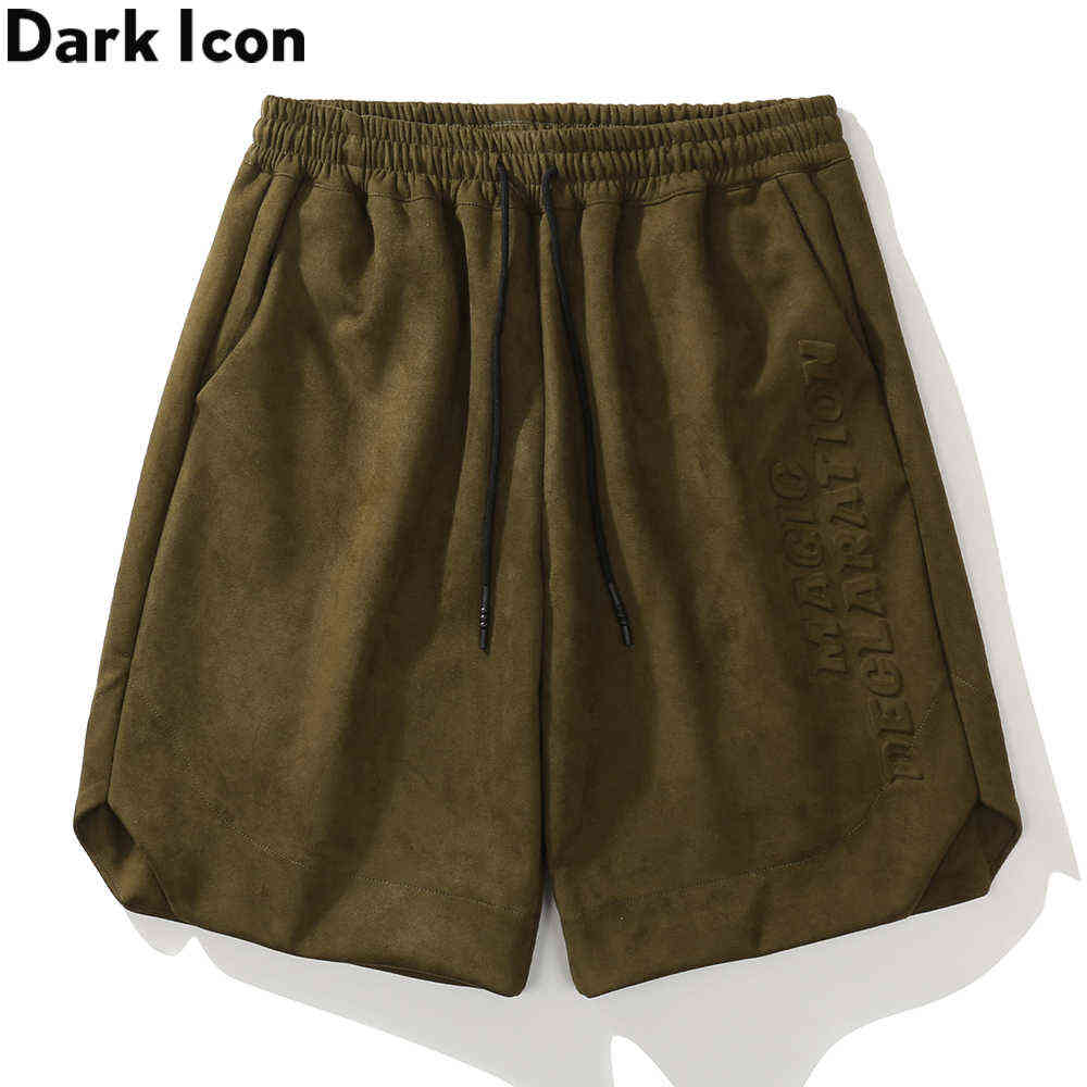 Simple Style Suede Men's Shorts Elastic Waist Street Fashion Shorts for Men Black Green 210603
Simple Style Suede Men's Shorts Elastic Waist Street Fashion Shorts for Men Black Green 210603