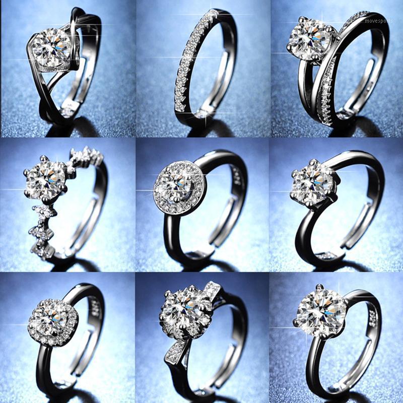 Wedding Rings 1 Carat Fashion Luxury Moissanite Diamond Engagement Ring For Women 925 Silver Plating Trend Famale Jewellery1
Wedding Rings 1 Carat Fashion Luxury Moissanite Diamond Engagement Ring For Women 925 Silver Plating Trend Famale Jewellery1