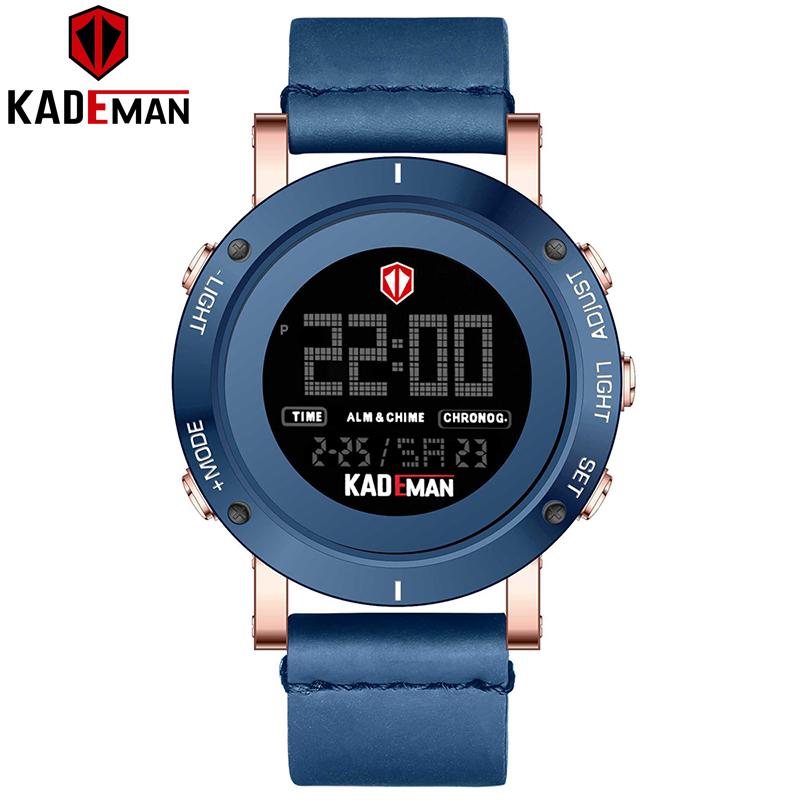 Wristwatches KADEMAN Men Digital LED Display Waterproof Male Sport Week Leather Chronograph Calendar Alarm Relogio Masculino, Slivery;brown
Wristwatches KADEMAN Men Digital LED Display Waterproof Male Sport Week Leather Chronograph Calendar Alarm Relogio Masculino, Slivery;brown