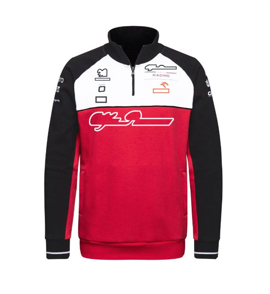 Formula 1 team f1 racing suit men's quick-drying short-sleeved POLO shirt jacket sweater windproof and warmth can be customized with the same sty