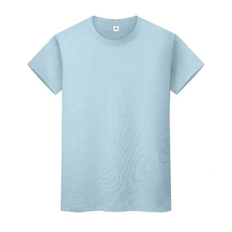 men and women round neck solid color T-shirt summer cotton bottoming short-sleeved half-sleeved LDOUi
men and women round neck solid color T-shirt summer cotton bottoming short-sleeved half-sleeved LDOUi