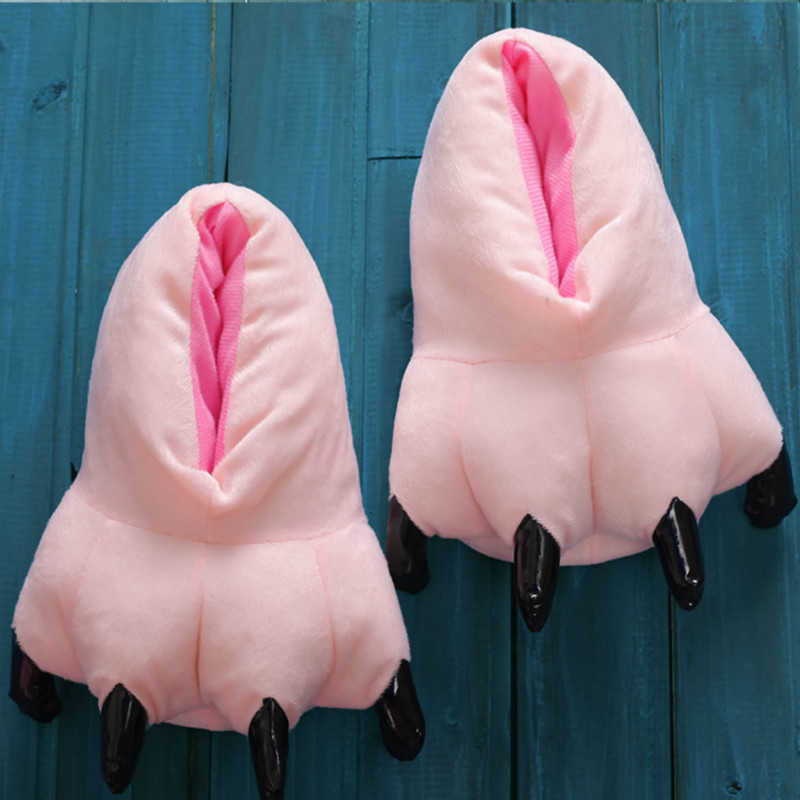 Winter Warm Soft Indoor Floor Slippers Women Children Shoes Paw Funny Animal Christmas Monster Dinosaur Claw Plush Home 210903, Blue;gray
Winter Warm Soft Indoor Floor Slippers Women Children Shoes Paw Funny Animal Christmas Monster Dinosaur Claw Plush Home 210903, Blue;gray