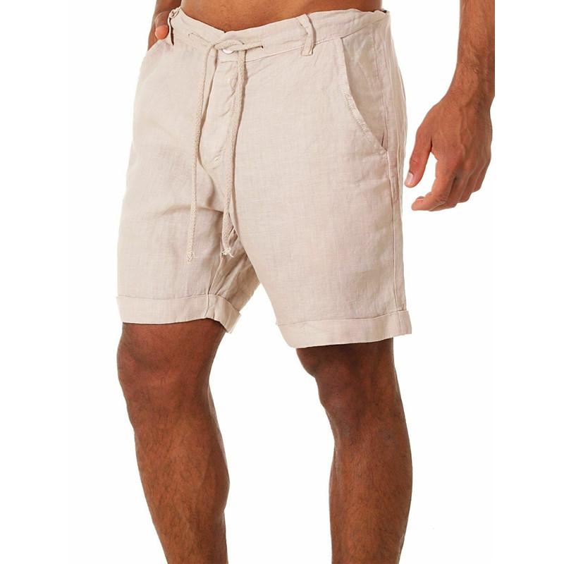 Men' Shorts Casual Fashion Flax High Quality Linen Solid Color Short Trousers Male Summer Beach Breathable, Khaki
Men' Shorts Casual Fashion Flax High Quality Linen Solid Color Short Trousers Male Summer Beach Breathable, Khaki