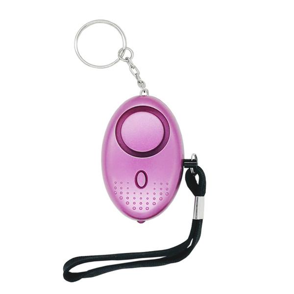 DHL 130db Egg Shape Self Defense Alarm Girl Women Security Protect Alert Personal Safety Scream Loud Keychain Alarms Gift