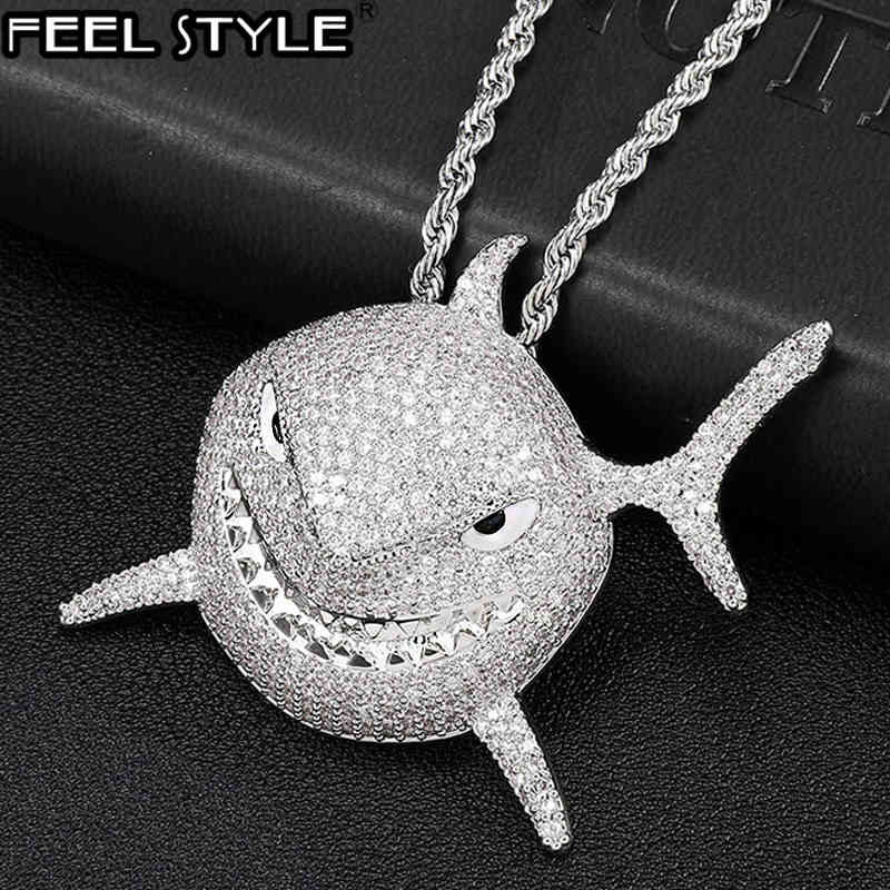 Hip Hop Iced Out Bling Cubic Zirconia Animal Shark Necklaces & Pendants For Men Women Rapper Jewelry With Solid Back X0509
Hip Hop Iced Out Bling Cubic Zirconia Animal Shark Necklaces & Pendants For Men Women Rapper Jewelry With Solid Back X0509