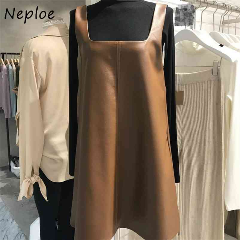 High Waist Hip Straight Dress Women Sexy Sleeveless Camis Vestidos Spring Summer Outwear Leather Robe Loose 210422, Khaki
High Waist Hip Straight Dress Women Sexy Sleeveless Camis Vestidos Spring Summer Outwear Leather Robe Loose 210422, Khaki