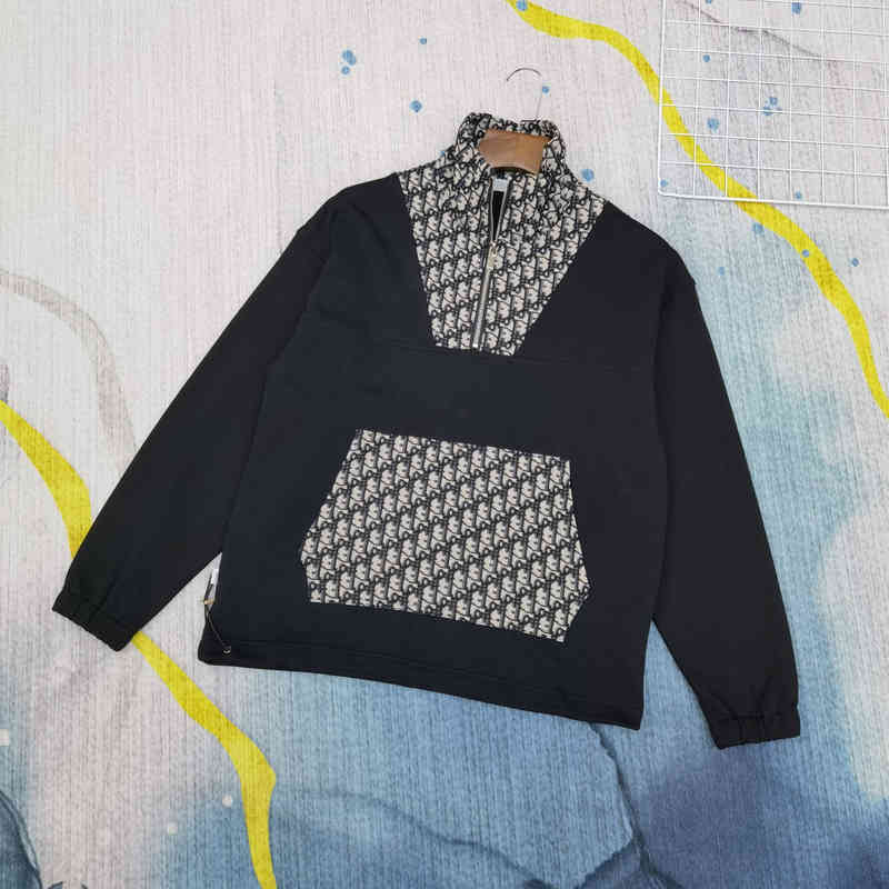 Hot Selling 22ss D ior Autumn and Winter New Couple Letter Full Printed Jacquard Denim Fabric Splicing High Collar Sweater for Men Women, White
Hot Selling 22ss D ior Autumn and Winter New Couple Letter Full Printed Jacquard Denim Fabric Splicing High Collar Sweater for Men Women, White