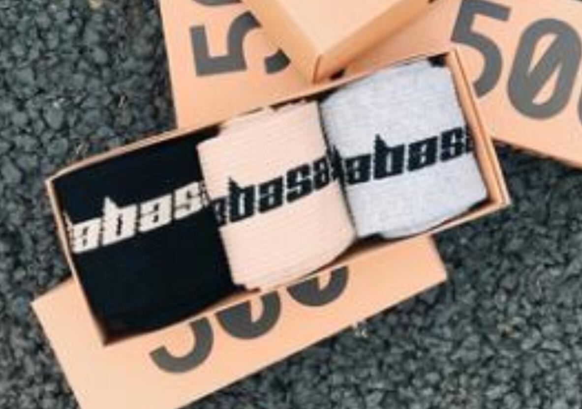 Men and Women Personality Sock 3 Pairs/Box Fashion Stock Crew SEASON 6 CALABASAS Socks Match 500 Tidal Youth