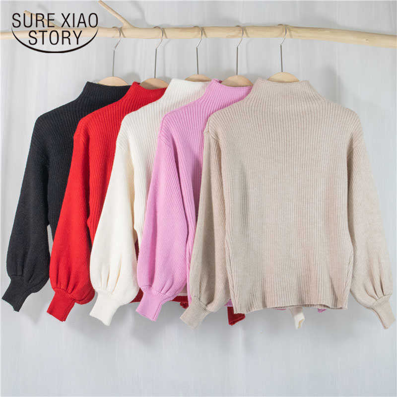 Autumn Winter Women's Sweater Pullover Turtleneck Solid Casual Lady Sweater Slim Korean Long Sleeve Female Knitwear 11344 210527, Black
Autumn Winter Women's Sweater Pullover Turtleneck Solid Casual Lady Sweater Slim Korean Long Sleeve Female Knitwear 11344 210527, Black