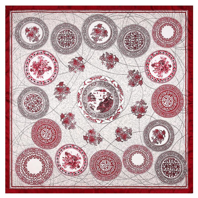 Scarves POBING Women Scarf Luxury China Floral Print Hijab Silk Satin Shawl Foulard Square Head Lady NeckChief Wraps 90x90CM
Scarves POBING Women Scarf Luxury China Floral Print Hijab Silk Satin Shawl Foulard Square Head Lady NeckChief Wraps 90x90CM