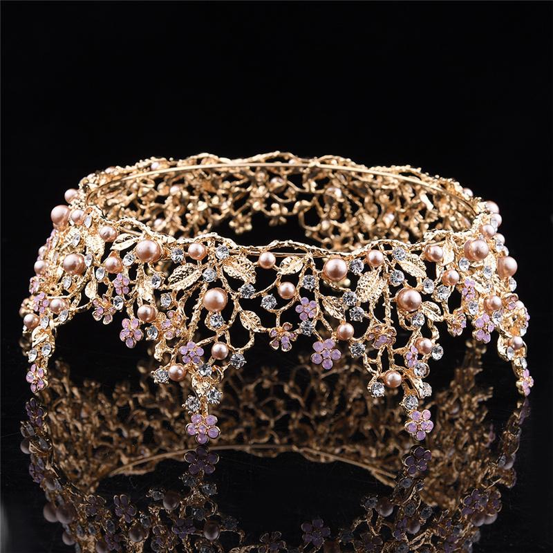 Hair Clips & Barrettes Flower Circle Crystal Royal Queen King Crown Bride Diadem Headdress Pageant Tiaras Prom Party Wedding Jewelry
Hair Clips & Barrettes Flower Circle Crystal Royal Queen King Crown Bride Diadem Headdress Pageant Tiaras Prom Party Wedding Jewelry