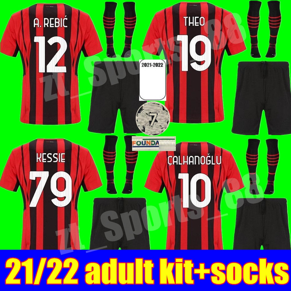 21 22 ac milan soccer jersey Men kit 2021 2022 IBRAHIMOVIC PIATEK football shirt PAQUETA BENNACER THEO TONALI camisa de futebol sets uniforms, Home+socks
21 22 ac milan soccer jersey Men kit 2021 2022 IBRAHIMOVIC PIATEK football shirt PAQUETA BENNACER THEO TONALI camisa de futebol sets uniforms, Home+socks