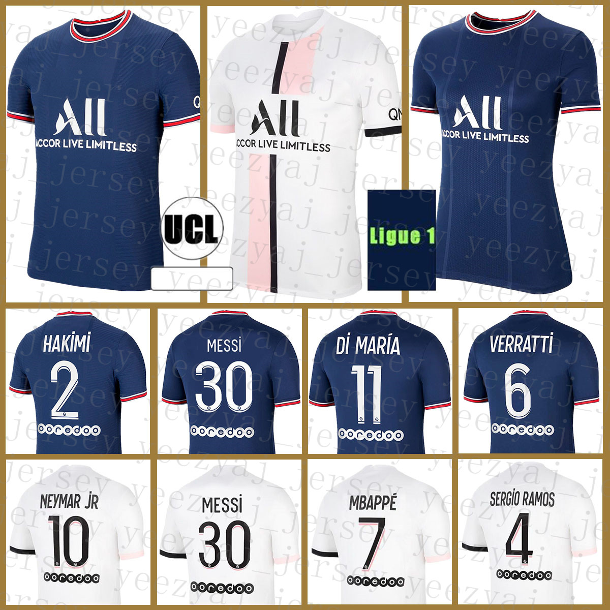 Soccer Jersey MESSI #30 PSGParisSaintGermainMen Football Shirt SERGIO RAMOS #4 Kids Kits MBAPPE #7 HAKIMI #2 DI MARIA #11 WIJNALDUM #18 KIMPEMBE #3, Patch+mens-bali
Soccer Jersey MESSI #30 PSGParisSaintGermainMen Football Shirt SERGIO RAMOS #4 Kids Kits MBAPPE #7 HAKIMI #2 DI MARIA #11 WIJNALDUM #18 KIMPEMBE #3, Patch+mens-bali