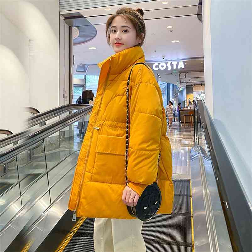 Fashion Winter Women Stand Parkas Female Thick Warm Down Cotton Coat Lady Korean Loose All-match Oversize Jacket Outwears 210517, Pink
Fashion Winter Women Stand Parkas Female Thick Warm Down Cotton Coat Lady Korean Loose All-match Oversize Jacket Outwears 210517, Pink