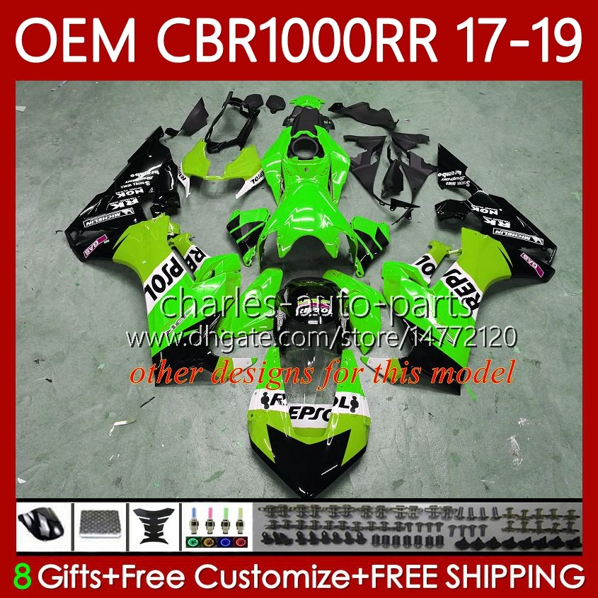 Bodywork +Tank For HONDA OEM CBR1000 CBR 1000 RR CC 1000CC CBR1000RR White blue red 17 18 19 Body 75No.60 CBR 1000RR 2017 2018 2019 CBR1000CC 17-19 In