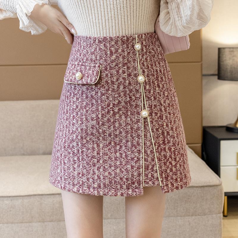 Girly A-Line Tweed Skirts Women Back Zipper Peal High Waist Vintage Korean Style Office Lady Mini Bottoms 210517, Gray
Girly A-Line Tweed Skirts Women Back Zipper Peal High Waist Vintage Korean Style Office Lady Mini Bottoms 210517, Gray