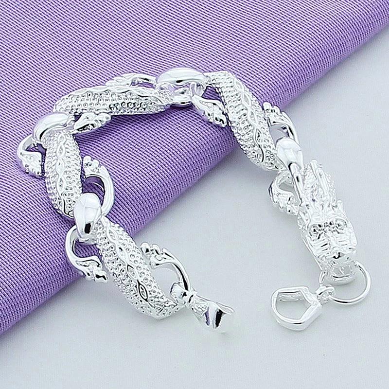 Link, Chain 2021 Fashion Big White Dragon Men's Bracelet Classic Wide And Women's Jewelry Gifts Homme
Link, Chain 2021 Fashion Big White Dragon Men's Bracelet Classic Wide And Women's Jewelry Gifts Homme