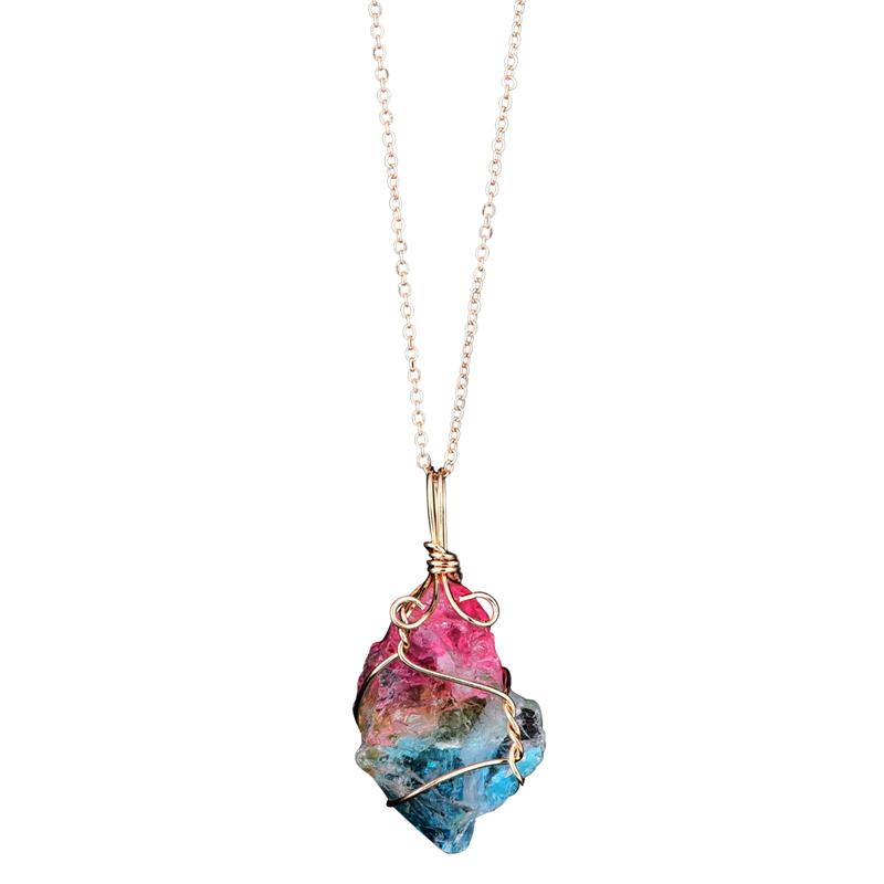 Charms Mood Changing Stone Necklace Irregular Natural Crystal Chakra Rock Colorful Quartz Pendant Color Randomly For You, Bronze;silver
Charms Mood Changing Stone Necklace Irregular Natural Crystal Chakra Rock Colorful Quartz Pendant Color Randomly For You, Bronze;silver