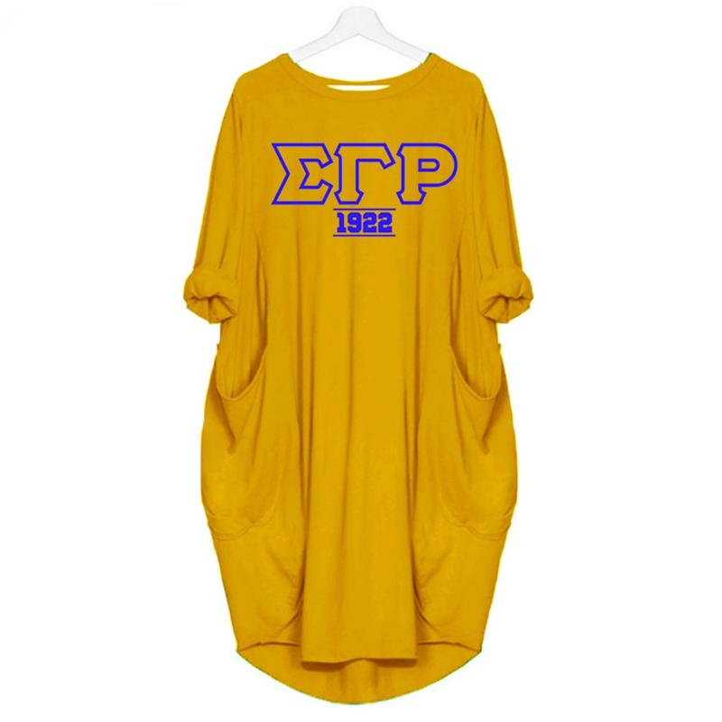 Women's T-Shirt Round Neck Middle Sleeve Printing Loose Sorority Greek Sigma Gamma Rho LogoT-shirt, Blue zpb
Women's T-Shirt Round Neck Middle Sleeve Printing Loose Sorority Greek Sigma Gamma Rho LogoT-shirt, Blue zpb
