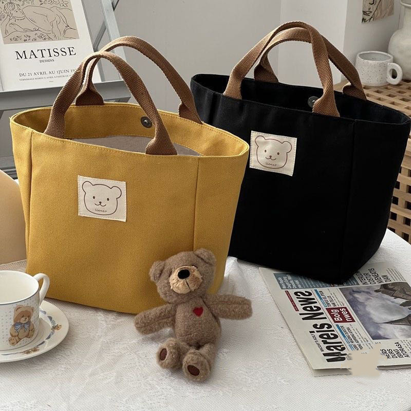 Pure cotton handmade canvas bag portable fashionable temperament solid color, White
Pure cotton handmade canvas bag portable fashionable temperament solid color, White