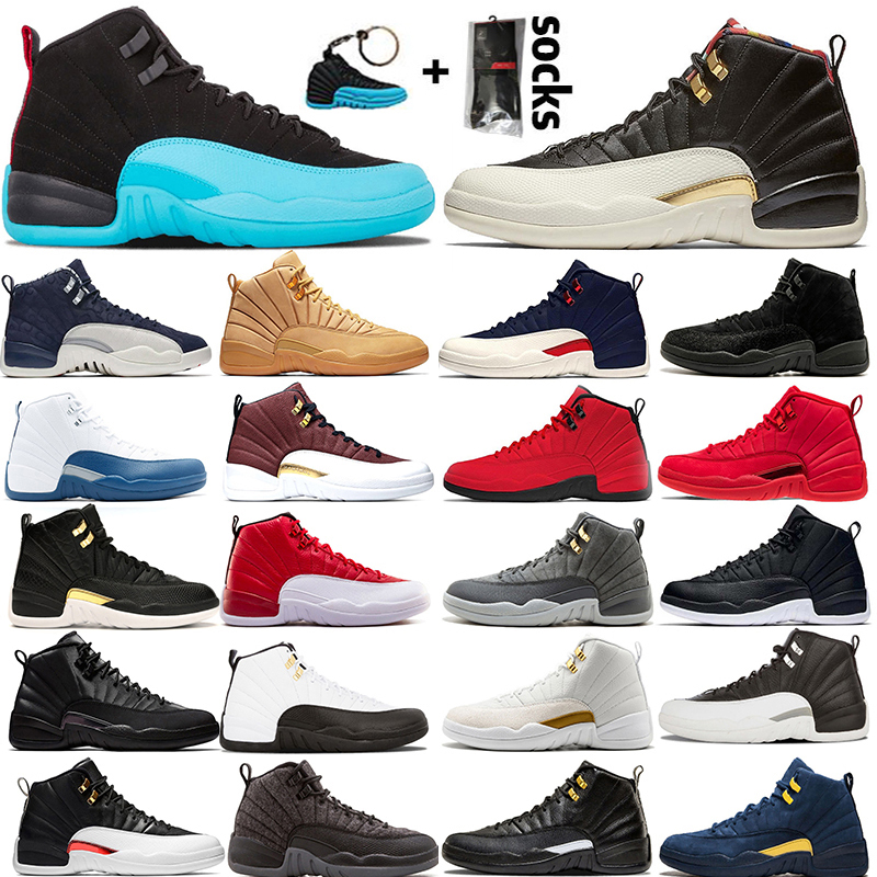 With Box 12 Men Basketball Shoes Jumpman 12s Stone Blue International Flight Cllege Navy Bulls Gym red FIBA Black Nylon Wolf Grey Mens Train
With Box 12 Men Basketball Shoes Jumpman 12s Stone Blue International Flight Cllege Navy Bulls Gym red FIBA Black Nylon Wolf Grey Mens Train