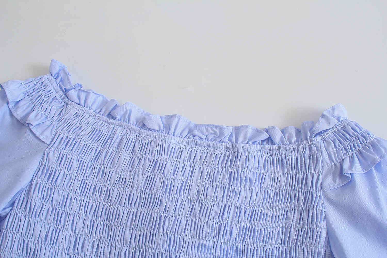 V-neck Long Sleeve Stretch Sweet Chic Women's Shirt Summer Style Western Female Tops 210507