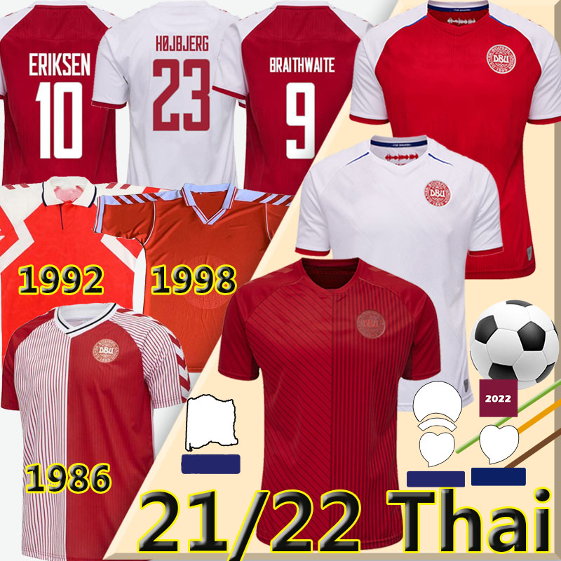 21/22 Denmark soccer jerseys ERIKSEN SCHMEICHEL KJAER CHRISTENSEN 2021 2022 SKOV DELANEY BRAITHWAITE DBU DALSGAARD YURARY HOJBJERG retro football shirt 1986 92 98, 20-21 home kit
21/22 Denmark soccer jerseys ERIKSEN SCHMEICHEL KJAER CHRISTENSEN 2021 2022 SKOV DELANEY BRAITHWAITE DBU DALSGAARD YURARY HOJBJERG retro football shirt 1986 92 98, 20-21 home kit