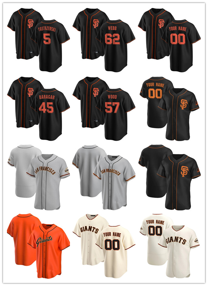 Custom San Francisco Giants 45 Caleb Baragar 21 Joey Bart 62 Logan Webb 57 Alex Wood 5 Mike Yastrzemski Baseball Jerseys, Blue;black
Custom San Francisco Giants 45 Caleb Baragar 21 Joey Bart 62 Logan Webb 57 Alex Wood 5 Mike Yastrzemski Baseball Jerseys, Blue;black