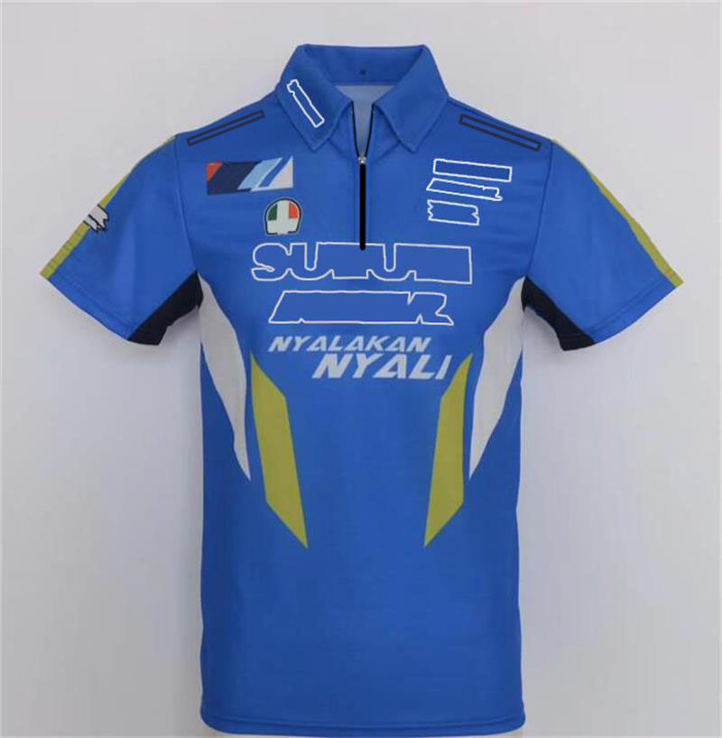 New summer gp racing polo shirt motorcycle riding short-sleeved knight quick-drying breathable team uniform locomotive lapel free shipping