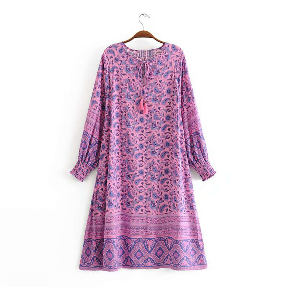 Casual Dresses M6618 women' summer holiday style cashew positioning print Long Sleeve Drs, White
Casual Dresses M6618 women' summer holiday style cashew positioning print Long Sleeve Drs, White