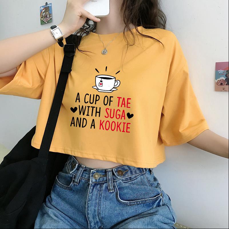 letters women t shirts a cup of tea with suga and kookie printing shirt funny bangtan boys kpop harajuku crop, White
letters women t shirts a cup of tea with suga and kookie printing shirt funny bangtan boys kpop harajuku crop, White
