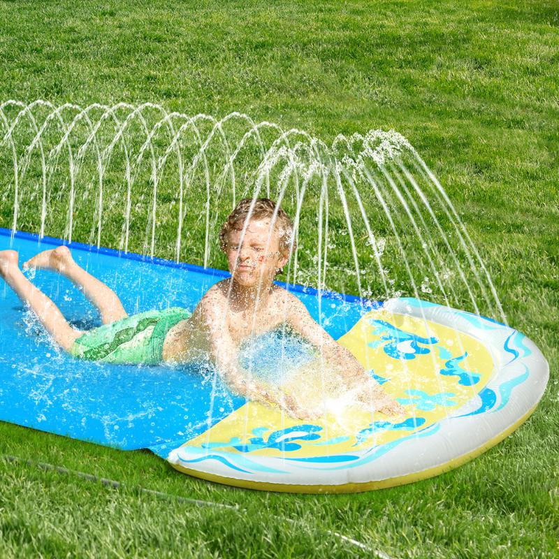Inflatable Floats & Tubes Clispeed 100 X 480 Kids Water Slide Outdoor Summer Racing Lane With Sprinklers For Lawn Backyard Garden
Inflatable Floats & Tubes Clispeed 100 X 480 Kids Water Slide Outdoor Summer Racing Lane With Sprinklers For Lawn Backyard Garden