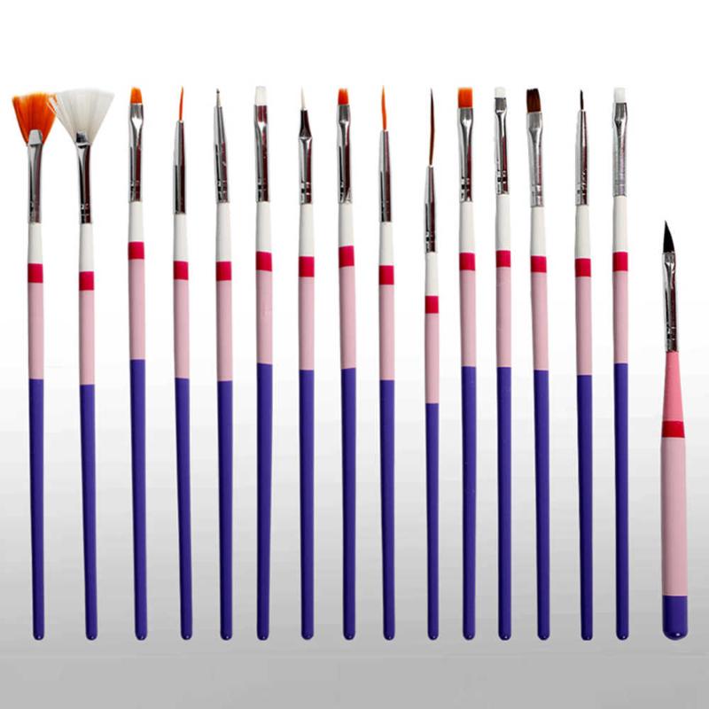 Nail Brushes 16Pcs Art Brush Liner Dotting Fan Design Acrylic Builder Flat Crystal Painting Drawing Carving Pen UV Gel Manicure Tool Set
Nail Brushes 16Pcs Art Brush Liner Dotting Fan Design Acrylic Builder Flat Crystal Painting Drawing Carving Pen UV Gel Manicure Tool Set