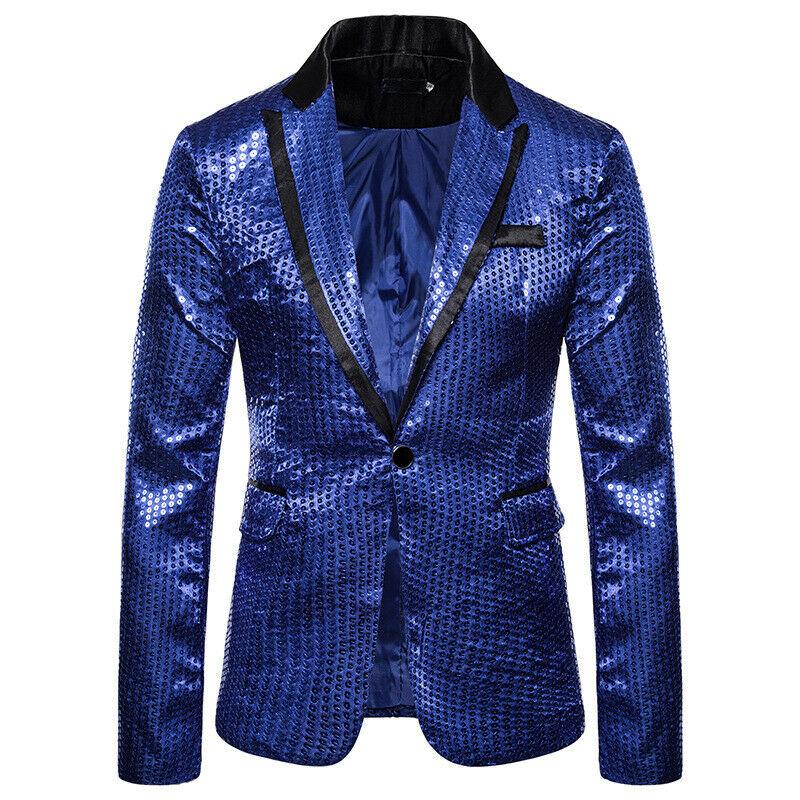 Men' Suits & Blazers Men Sequins Fashion Stylish Costum Suit Party Cocktail Man Formal Samrt Casual Blazer Coat Single Button 2021, Black
Men' Suits & Blazers Men Sequins Fashion Stylish Costum Suit Party Cocktail Man Formal Samrt Casual Blazer Coat Single Button 2021, Black