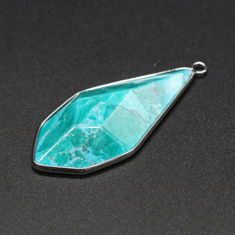 Charms Natural Stone Synthetic Apatite Pendant Faceted Drop Shape Single Hole Pendants For Making Jewelry Necklace Accessories 20x38mm, Bronze;silver
Charms Natural Stone Synthetic Apatite Pendant Faceted Drop Shape Single Hole Pendants For Making Jewelry Necklace Accessories 20x38mm, Bronze;silver