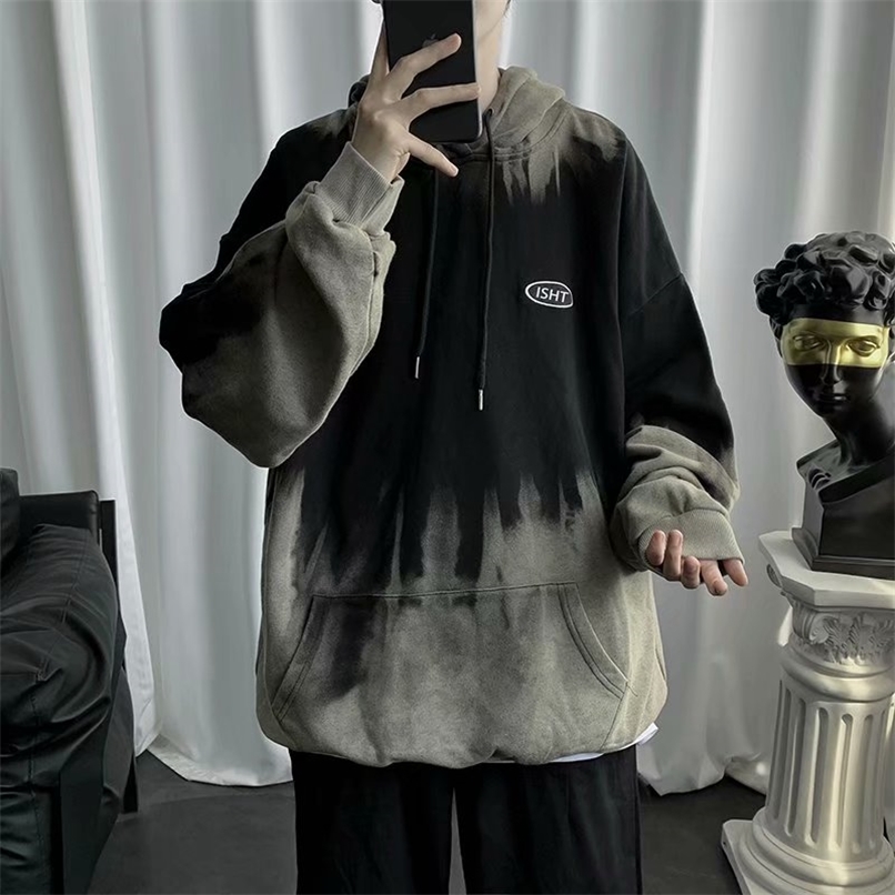 Make fleece qiu dong han edition men's loose long-sleeved hooded gradient 210520, The picture color
Make fleece qiu dong han edition men's loose long-sleeved hooded gradient 210520, The picture color