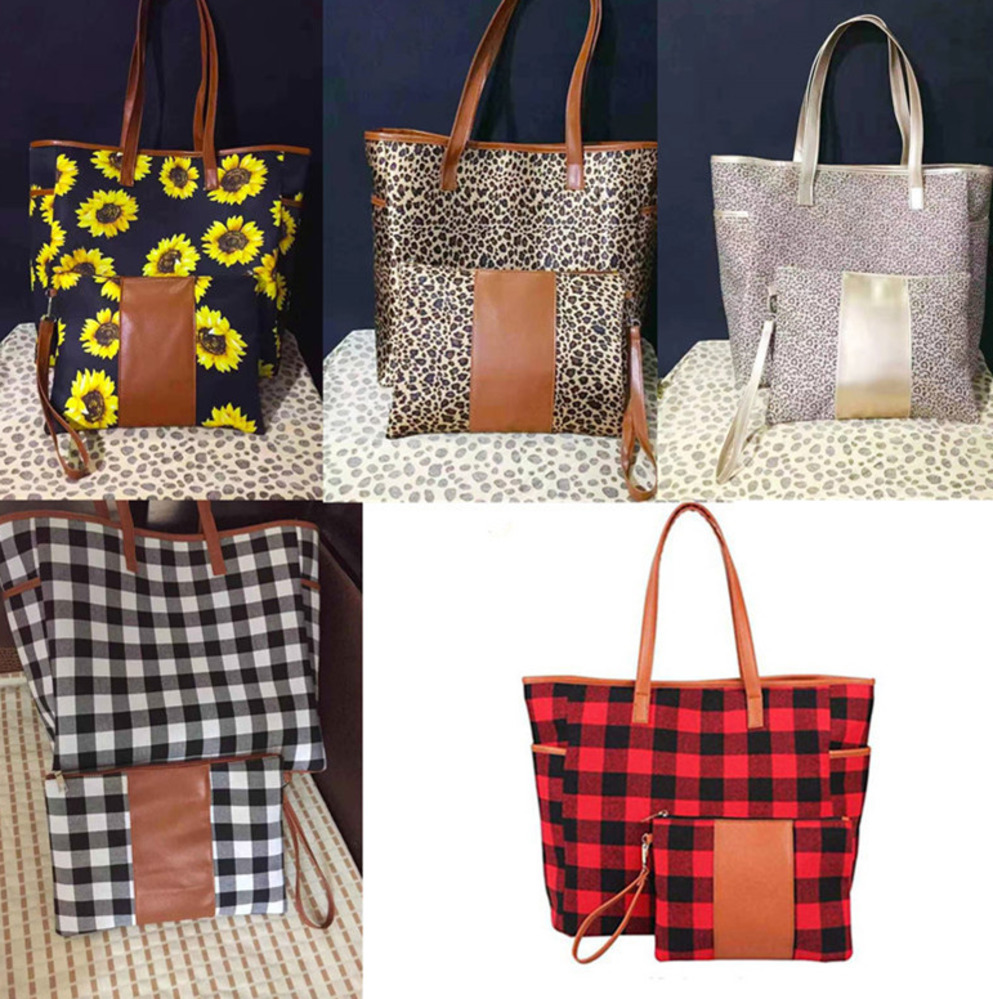 2 Piece Set Plaid Leopard Striped Handbag Tote + Purse Sport Travel Duffel Bag Sunflower One Shoulder Bags Handbag with Small Clutch Beach Totes D11505, Random mix color
2 Piece Set Plaid Leopard Striped Handbag Tote + Purse Sport Travel Duffel Bag Sunflower One Shoulder Bags Handbag with Small Clutch Beach Totes D11505, Random mix color
